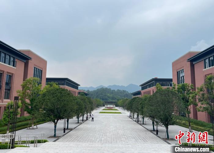 图为重庆中医药学院。　钟旖 摄